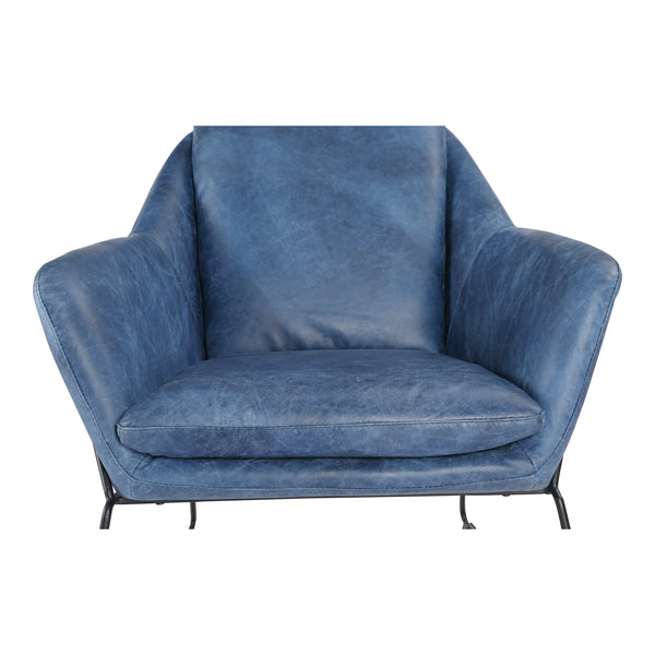 Moe's Home Greer Club Chair Blue