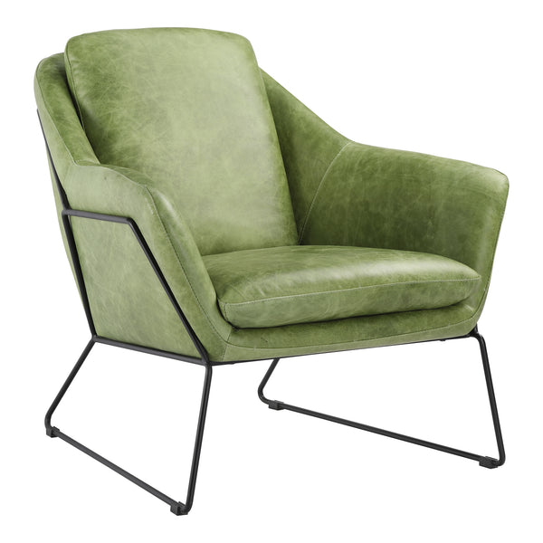 Moe's Home Greer Club Chair Green