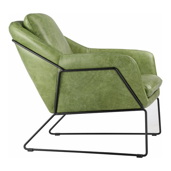 Moe's Home Greer Club Chair Green
