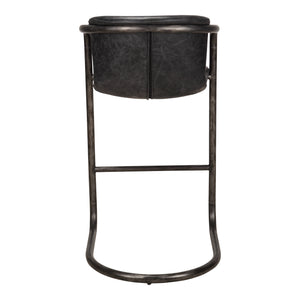 Moe's Home Freeman Barstool Antique Black-M2