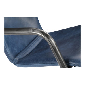 Moe's Home Freeman Barstool Blue-M2