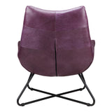 Moe's Home Graduate Lounge Chair Purple