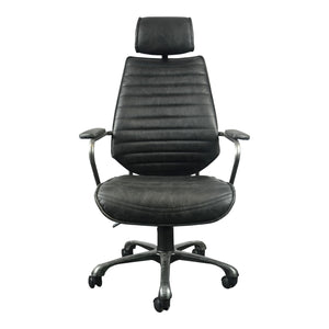 Moe's Home Executive Swivel Office Chair Black