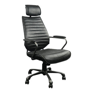 Moe's Home Executive Swivel Office Chair Black