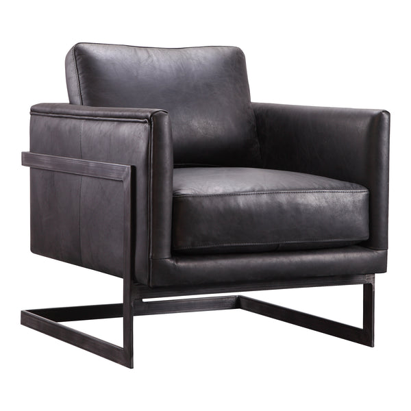 Moe's Home Luxley Club Chair Black