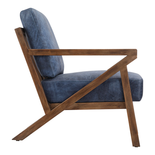Moe's Home Drexel Arm Chair Blue