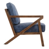 Moe's Home Drexel Arm Chair Blue