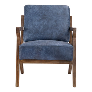 Moe's Home Drexel Arm Chair Blue