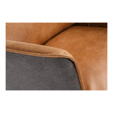 Moe's Home Messina Leather Arm Chair Cognac