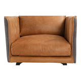 Moe's Home Messina Leather Arm Chair Cognac