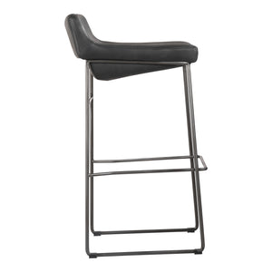 Moe's Home Starlet Bar Stool Black M2