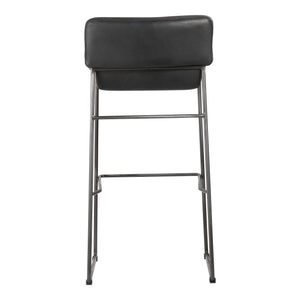 Moe's Home Starlet Bar Stool Black M2