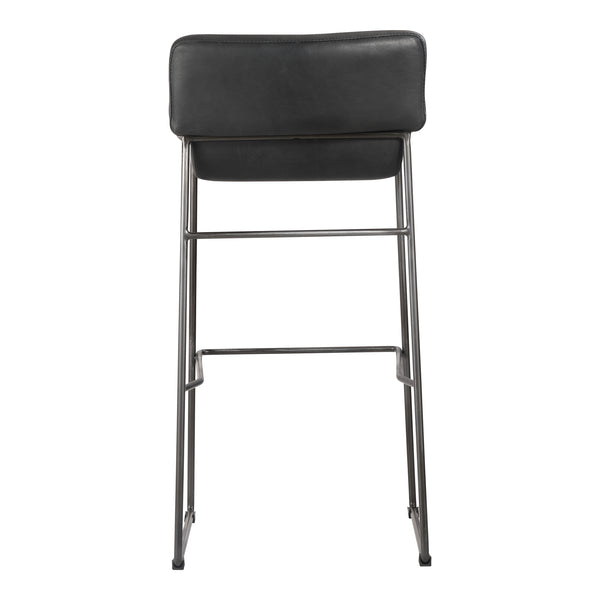 Moe's Home Starlet Bar Stool Black M2