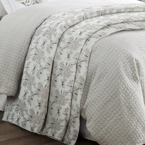 HiEnd Accents Warshack Inkblot Duvet Cover Set PK1615-SQ-OC Gray  
