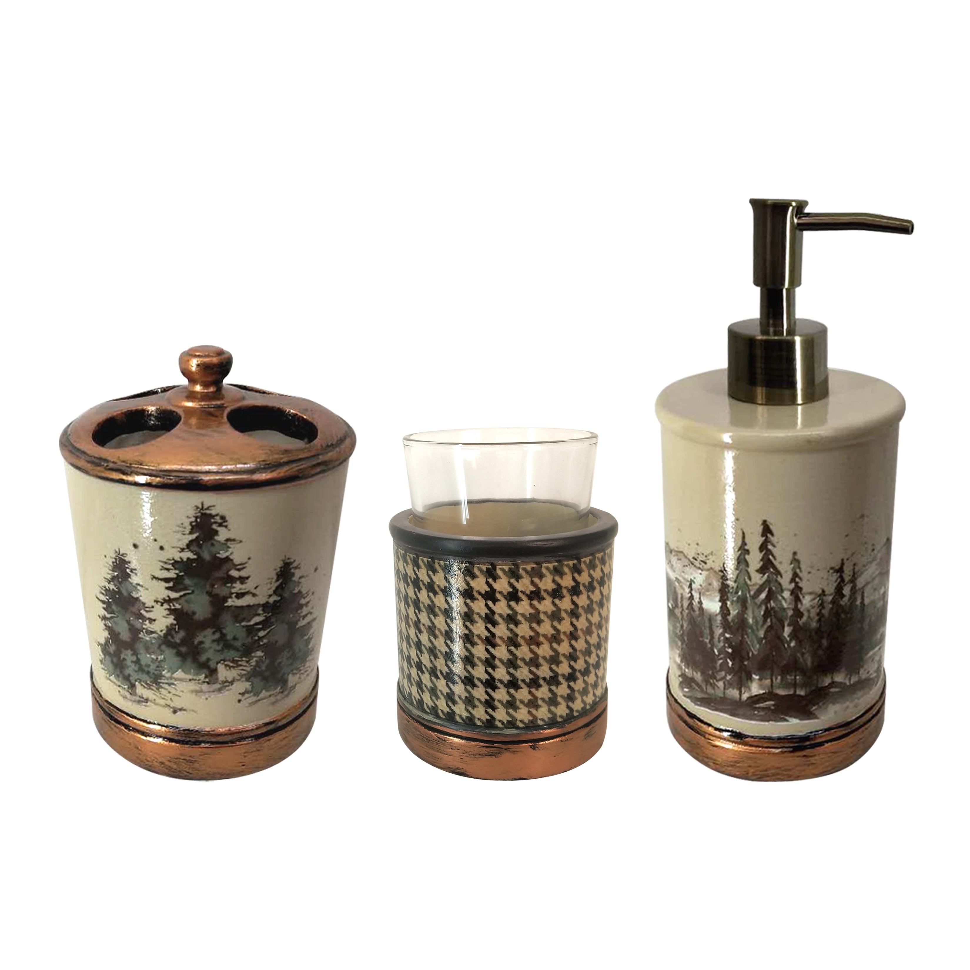 Joshua Rustic Bathroom Accessory & Towel Set - Thumbnail 3
