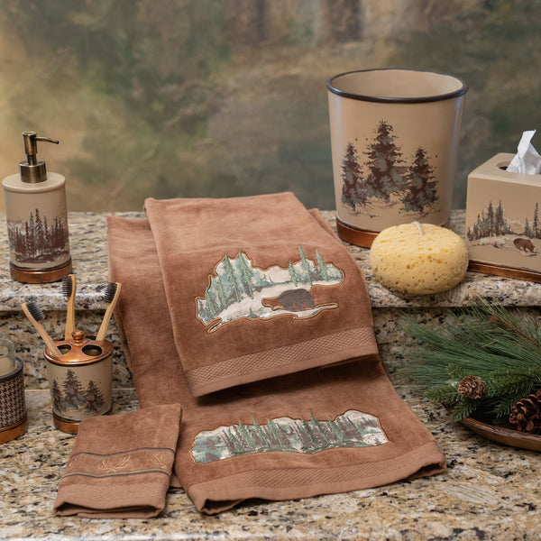 HiEnd Accents Joshua Bathroom Sets PK191505 Multi Color Resin 