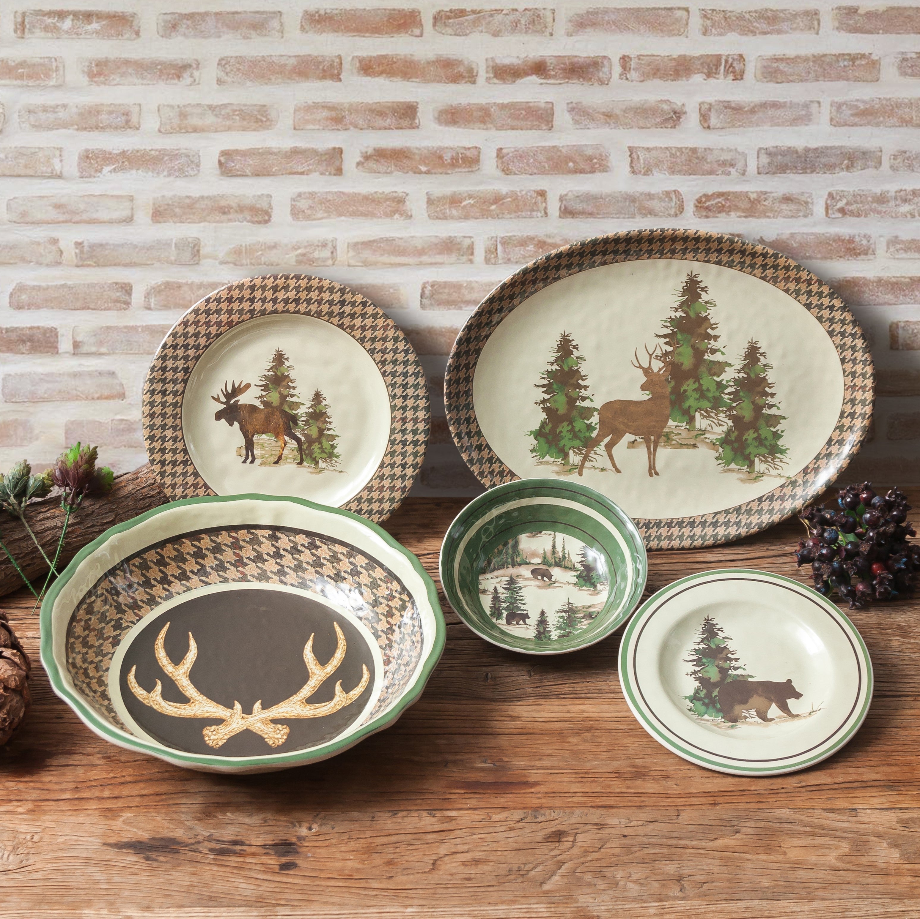 Joshua Melamine Dinnerware Set