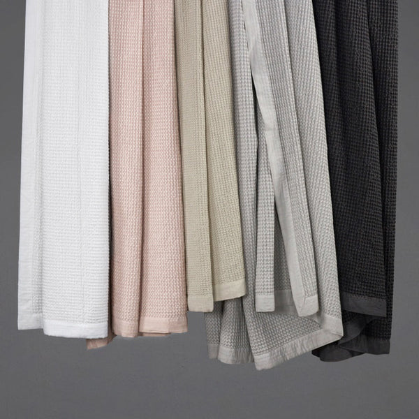 HiEnd Accents Waffle Weave Cotton Coverlet Set PK3800-KG-WH White Coverlet: 100% cotton; Pillow Sham: 100% cotton 110x92x0.5