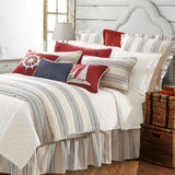 HiEnd Accents Prescott Duvet Cover Set PK6200-SK-NA Navy  