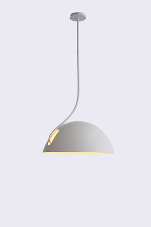 Bryce Pendant Lamp White Aluminum