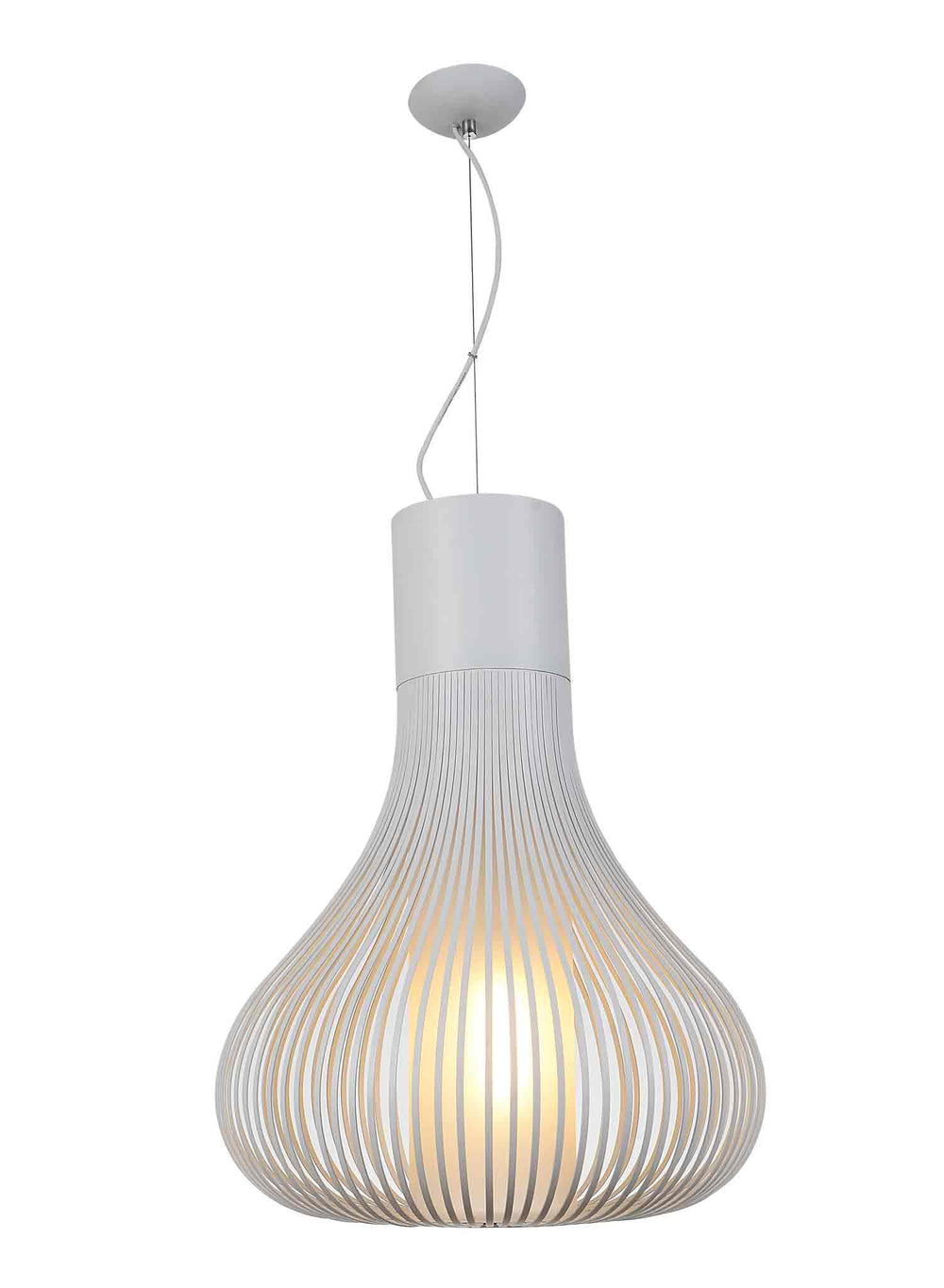 Erik Pendant Lamp Carbon Steel White