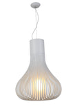 Erik Pendant Lamp Carbon Steel White