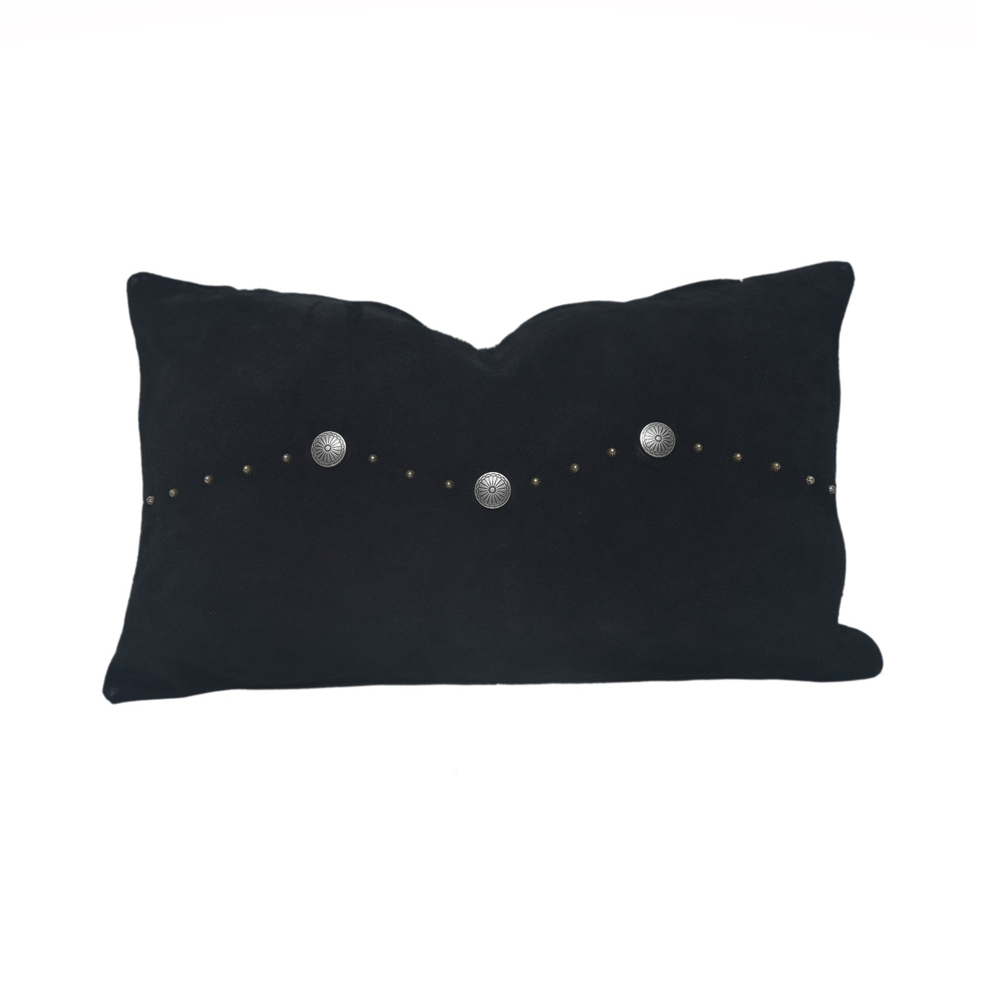 Western Suede Lumbar Pillow - Thumbnail 4