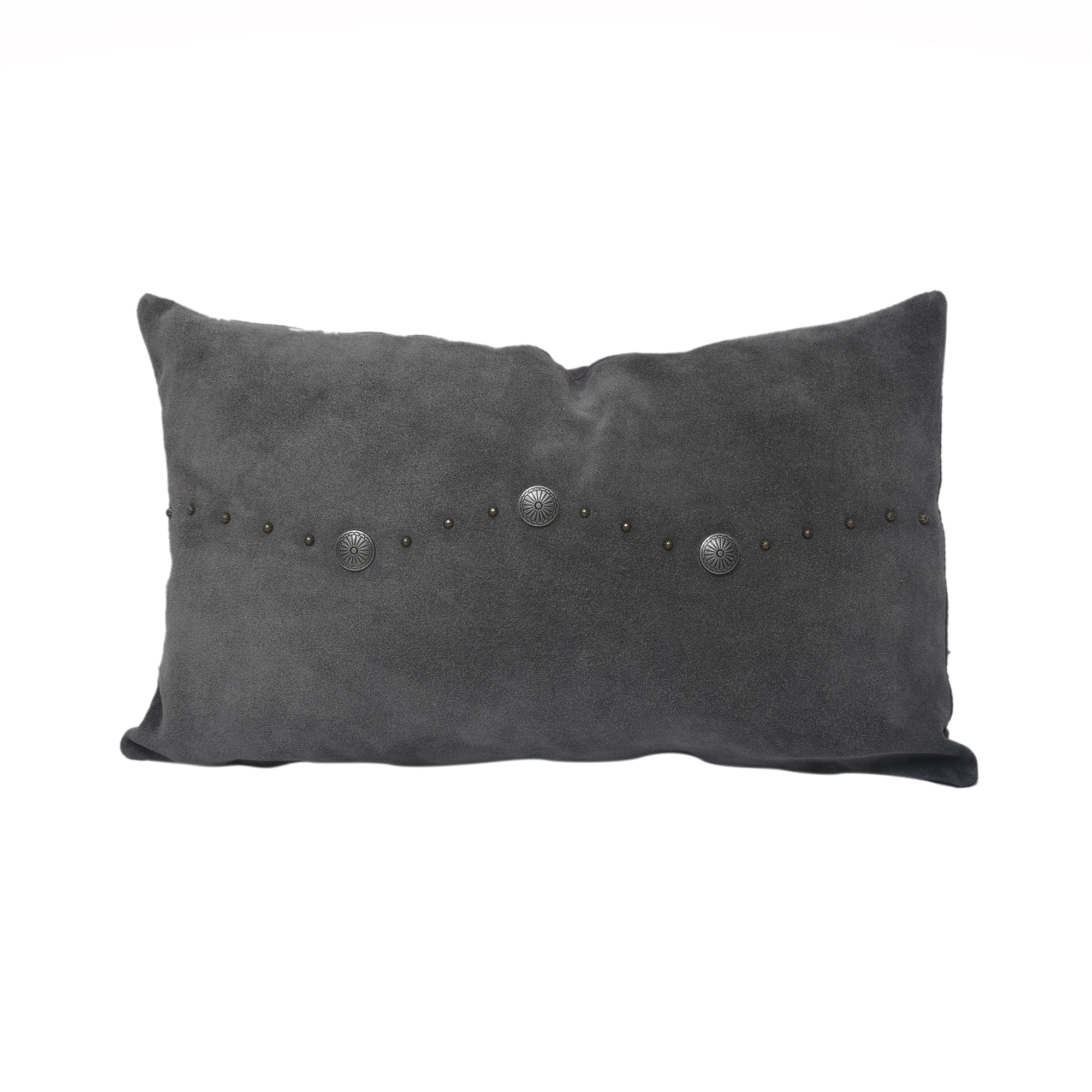 Western Suede Lumbar Pillow - Thumbnail 3