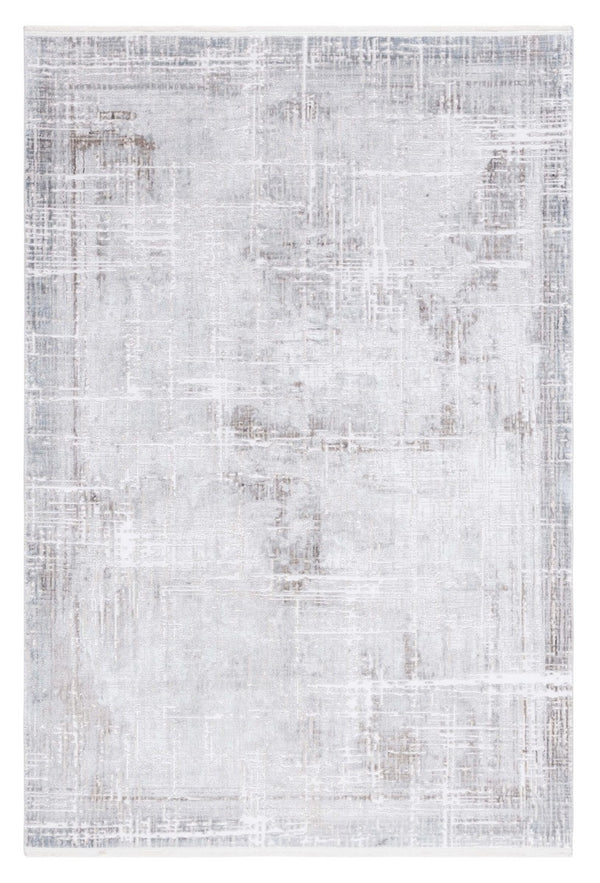 Safavieh Platinum 550 Power Loomed Modern Rug Grey / Dark Grey 9' x 12'
