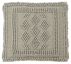 Darvey Pillow Light Grey 65% WOOL/35% COTTON PLS123C-2020