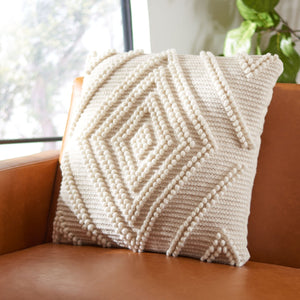 Eira Pillow Ivory 65% WOOL/35% COTTON PLS124A-2020