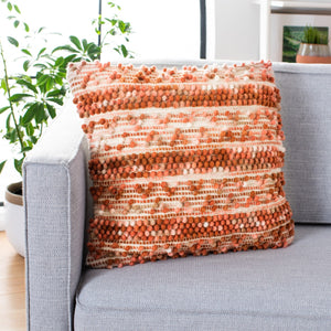 Nerina Pillow – Luxurious Wool-Cotton Blend with Textured Puff Stitches for Cozy Bohemian Style