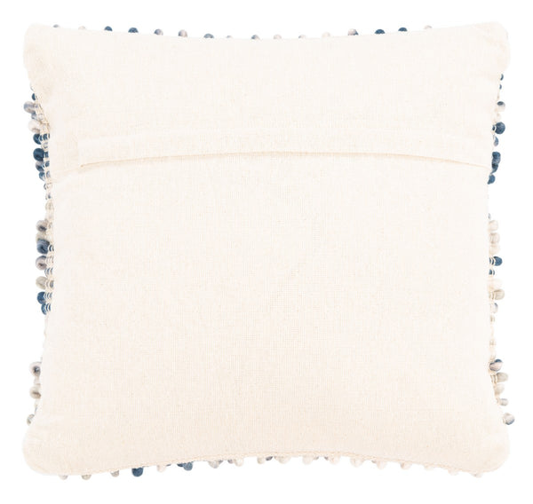 Nerina Pillow – Luxurious Wool-Cotton Blend with Textured Puff Stitches for Cozy Bohemian Style