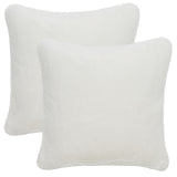 Safavieh Flayn Pillow - Set of 2 Ivory PLS4505A-1818-SET