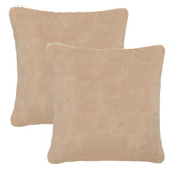 Safavieh Flayn Pillow - Set of 2 Brown PLS4505D-1818-SET