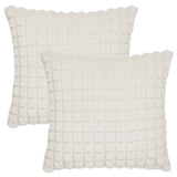 Safavieh Chess Pillow - Set of 2 Beige PLS4506A-1818-SET