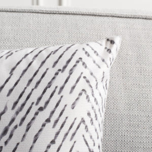 Safavieh Zecora Pillow - Set of 2 Ivory / Black PLS4507A-1818-SET