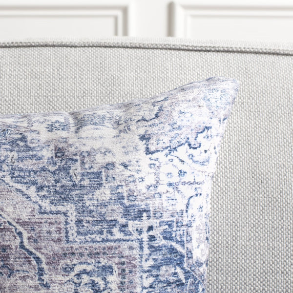 Safavieh Zeru Pillow - Set of 2 Blue / Beige PLS4508A-1818-SET