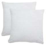 Safavieh Jovanni Pillow - Set of 2 Ivory 60% Viscose / 40% Cotton  PLS503A-2222-SET2