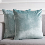 Safavieh Jovanni Pillow - Set of 2 Aqua 60% Viscose / 40% Cotton  PLS503B-2222-SET2