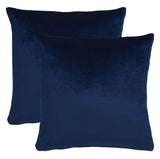 Safavieh Jovanni Pillow - Set of 2 Navy 60% Viscose / 40% Cotton  PLS503C-2222-SET2