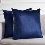 Safavieh Jovanni Pillow - Set of 2 Navy 60% Viscose / 40% Cotton  PLS503C-2222-SET2