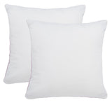 Safavieh Jovanni Pillow - Set of 2 Lavender 60% Viscose / 40% Cotton  PLS503D-2222-SET2