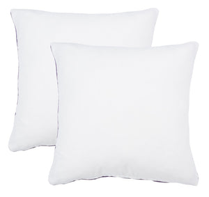 Safavieh Jovanni Pillow - Set of 2 Purple 60% Viscose / 40% Cotton  PLS503E-2222-SET2
