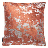 Vallia Pillow in Burnt Orange, Silver