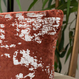 Safavieh Vallia Pillow in Burnt Orange, Silver PLS6516A-1616