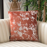 Safavieh Vallia Pillow in Burnt Orange, Silver PLS6516A-1616