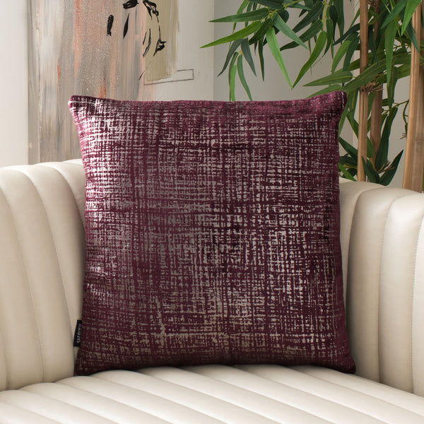 Safavieh Prenlia Pillow in Purple, Silver PLS6518A-1818