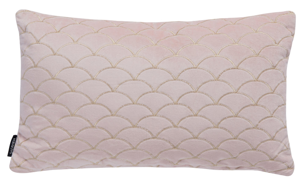 Safavieh Roselen Pillow in Blush, Gold PLS6522A-1220