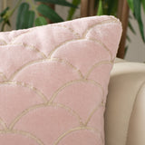 Safavieh Roselen Pillow in Blush, Gold PLS6522A-1220